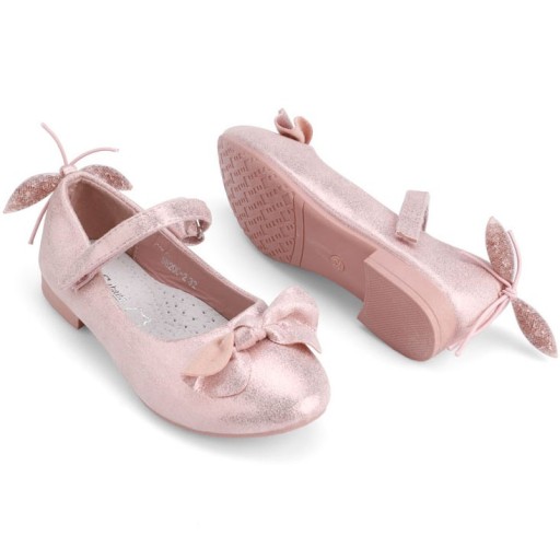 БАЛЕРІНКИ ДІВЧАЧІ НА ЛИПУЧКІ р. 28 рожеві