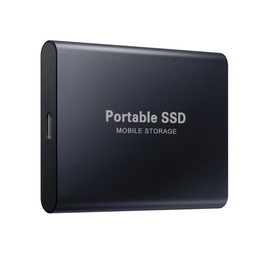 Чорний стиль 1TB Disco rígido externo ssd portátil