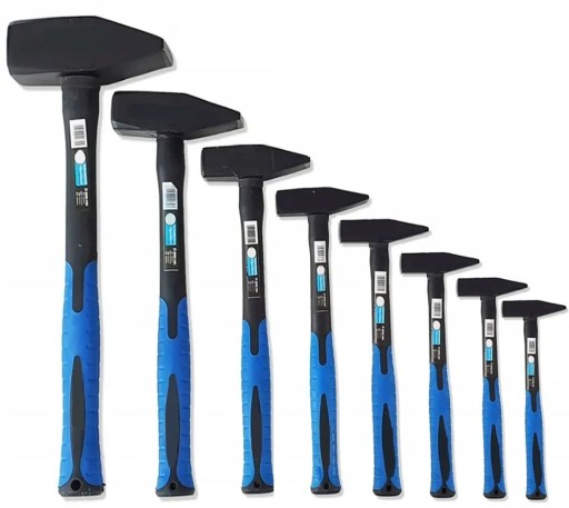 МОЛОТОК СЛЮСАРНІ МОЛОТКИ НАБІР 8 ШТ МОЛОТКИ