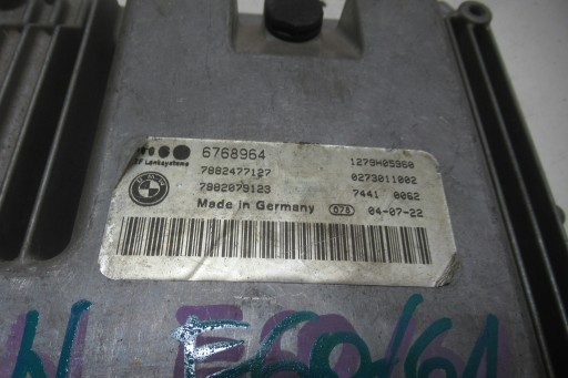 BMW E60 3.0 D 04R Computer Bedienteil DES MOTORS 6768964