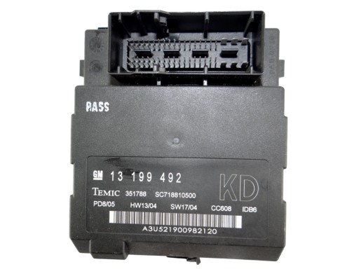 module control unit BSG GM OPEL SIGNUM 13 199 492