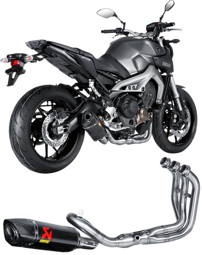 S-Y9R2-AFC - Глушник вихлопної труби Akrapovic YAMAHA MT-09 ABS 2014-2020
