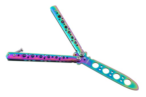 Навчальний метелик, балісонг Rainbow Fade 2 CS:GO