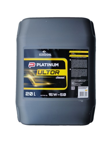 ПЛАТИНОВЕ МАСЛО ULTOR DIESEL CG-4/CF-4 / CF 15W-50 20L