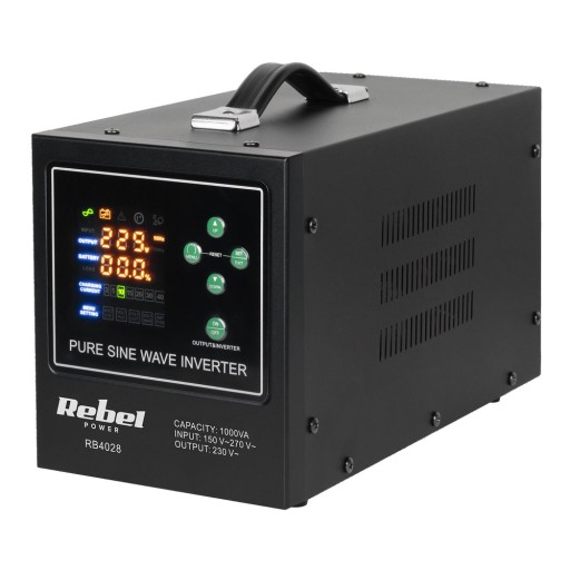 Дбж джерело безперебійного живлення синус конвертер зарядка 12v 230v 1000va 700w