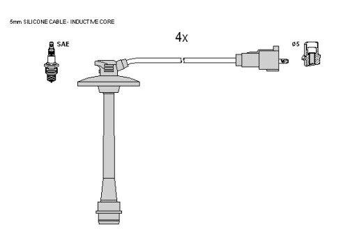 КАБЕЛЬ ЗАПАЛЮВАННЯ STARLINE S ZK 9188