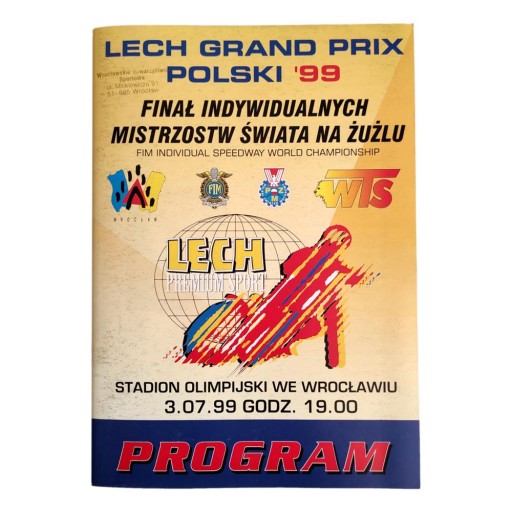 Profesionálny program Lech Grand Prix Polski 3.07.99