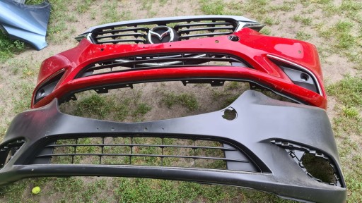 Бампер передня решітка Mazda6 GJ LIFT 17 2018