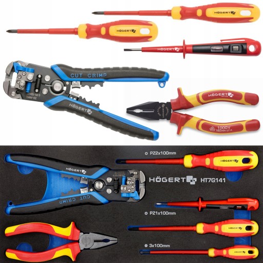HOGERT ПОПОВНЕННЯ КАБІНЕТУ ЕЛЕКТРИКА НАБІР ІНСТРУМЕНТІВ 6EL