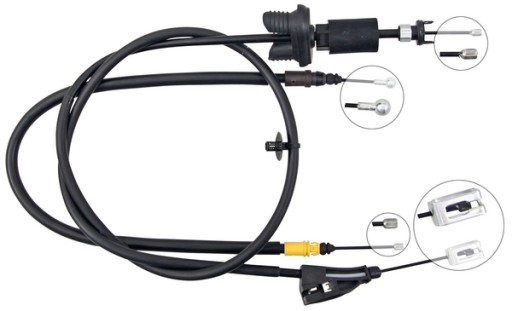 K18041 - ТРОС РУЧНОГО ТОРМОЗА PEUGEOT 3008 09-10