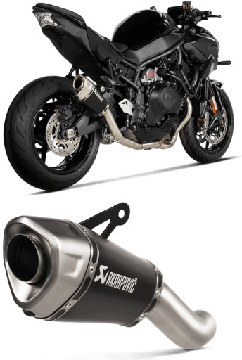 S-K10SO29-ASZTBL - Глушник вихлопної труби Akrapovic KAWASAKI H2 1000 2020-2023