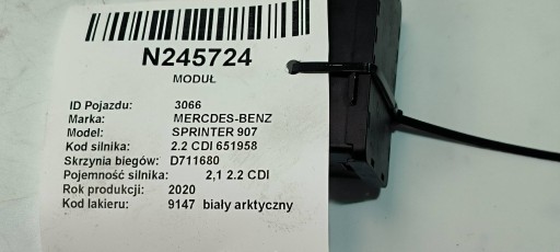 modul A9079053807 mercedes-BENZ SPRINTER 907