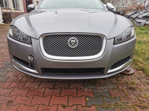 JAGUAR XF X250 РЕСТАЙЛ БАМПЕР ПЕРЕД КСЕНОН ОМЫВАТЕЛИ ПАРКТРОНИК КОМПЛЕКТНЫЙ 12R изображение 1