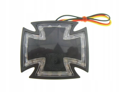 68-255095 - ЗАДНИЙ ФОНАРЬ LED-GOTHIC - МАЛЬТИЙСКИЙ КРЕСТ ЧЕРН