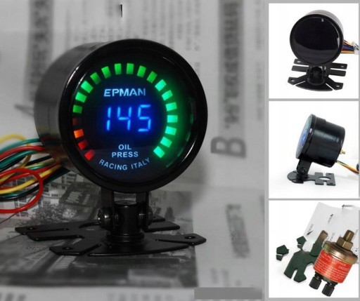 EPMAN тиск масла 52 мм LED LCD бар / HKS APEXI