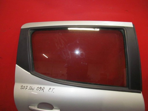 PEUGEOT 207 SW KOMBI Tür rechts heck hinten silberne EZR