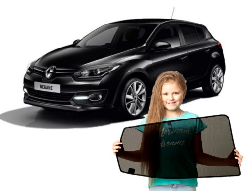 ЗАНАВЕСКИ НА МАГНИТАХ RENAULT MEGANE 3 III HTB