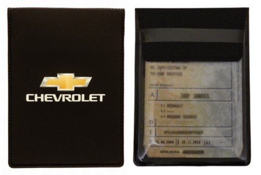 ETUI NA DOWÓD REJESTRACYJNY CHEVROLET