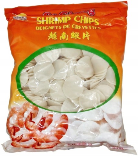 Chipsy krevetové praženice na vyprážanie Shrimp 1kg Sagiang