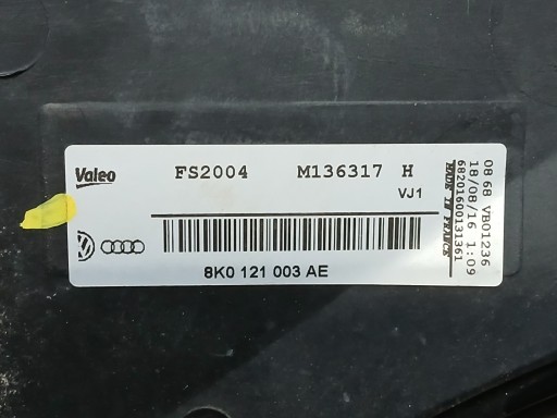 ventilátor chladiče obal AUDI A4 B8 8K 8K0121003AE
