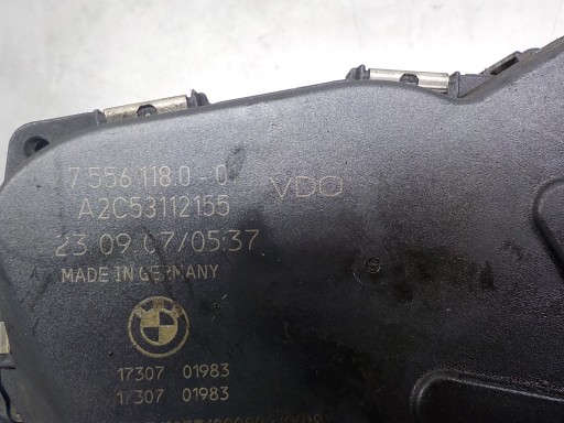 Valvola a farfalla BMW E60 E90 2.5 3.0 A2C53112155 7556118