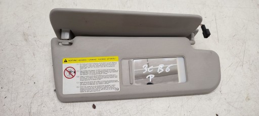 visor przeciwsloneczny right podwojny skladany VW Passat B6 2,0 TDI