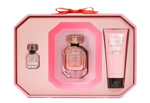 Zestaw Bombshell Victoria’s Secret prezentowy 3 produkty perfumy + balsam