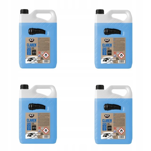 K2 CLAREN - 22C зимова омиваюча рідина 20л