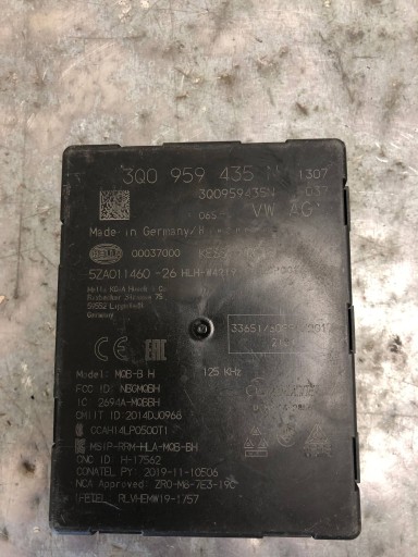 module control unit KESSY KEYLESS VW SKODA AUDI 3Q0959435N