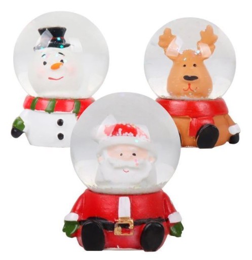 Різдвяна снігова куля Санта-Клауса