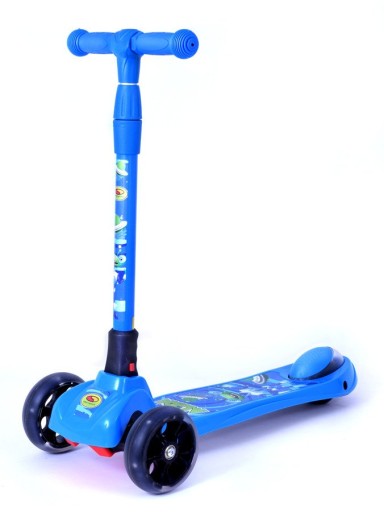 Триколісний самокат Smj AF-WG006 синій