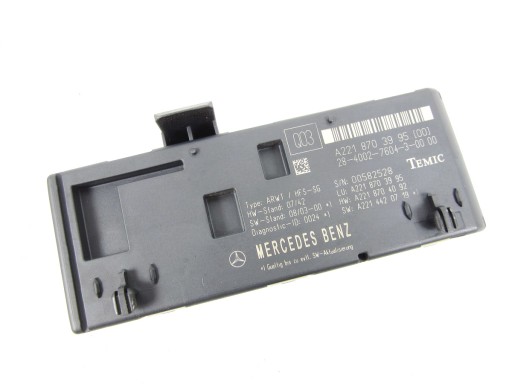 Module Unité de contrôle Arrière Arrière du capot Mercedes W221 Lift