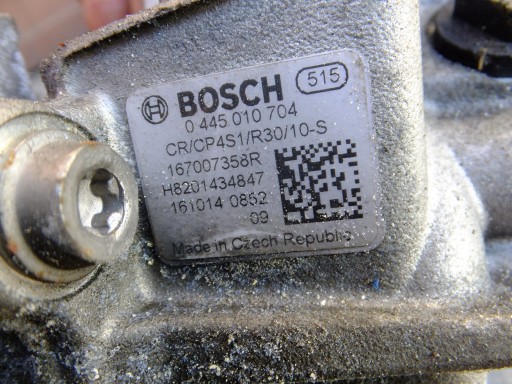 pompa iniezione renault clio IV 1,5 dci 0445010704 167007358R