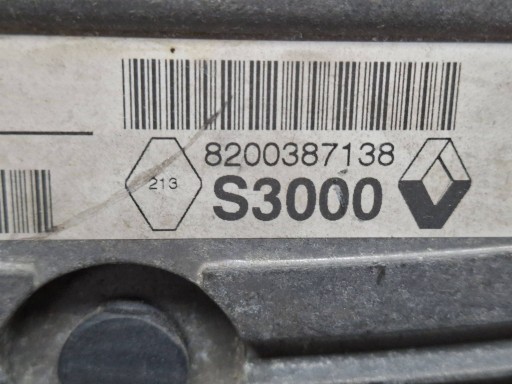 control unit of the engine computer 8200387138 8200321263 RENAULT MEGANE II 1.6 16V