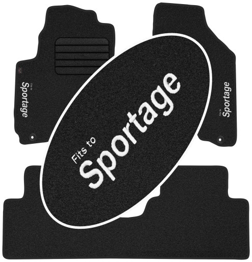 Kia Sportage II 2004-2010 велюр з вишивкою