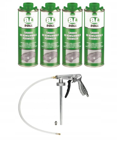 Комплект для обслуживания шасси BOLL 4X1L + пистолет