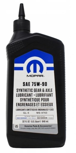 MOPAR 75W90 МОСТОВЕ МАСЛО 68218655AA