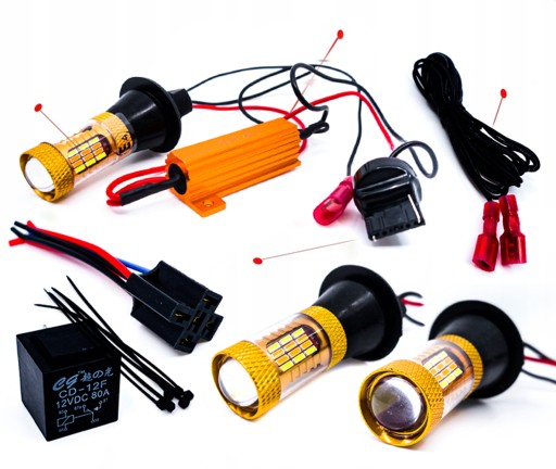 2w1 - Поворотники + денні ходові вогні LED 2в1 DRL W21W 7440 США