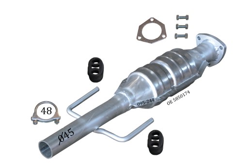 95-244 - Opel Vauxhall Corsa D 1.3 16V CDTI DPF глушник