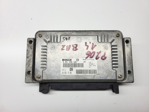 computer control unit of the engine PEUGEOT 206 1.4 B 0261206162 9635217680
