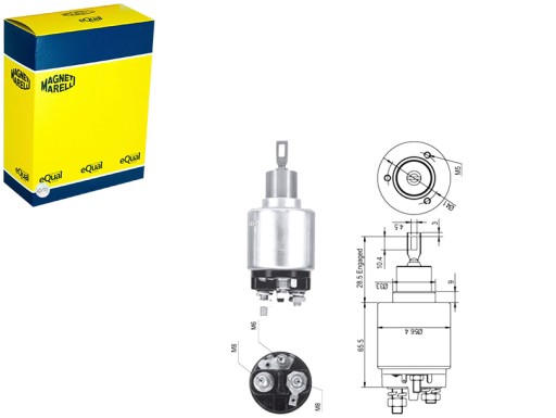 940113050344 - Магнітний перемикач стартера magneti marelli
