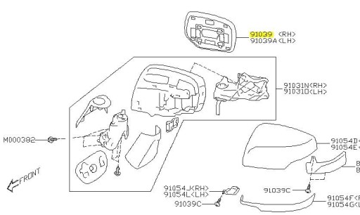 91039AJ480 - ОГЛЯД SUBARU LEGACY FORESTER OUTBACK 15-