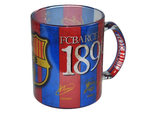СКЛЯНА КУХЛЯ FC BARCELONA 300мл З ПІДПИСАМИ LEGEN