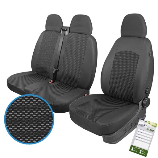Чехлы на сиденья Fiat Doblo II Cargo 2015 2016 2017 2018 2019 2020 2021 2022