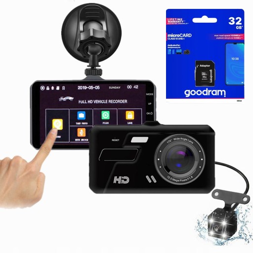 АВТОМОБІЛЬНА КАМЕРА ПЕРЕДНЯ ЗАДНЯ РЕСВЕРСНА ПОЛЬСЬКА МЕНЮ