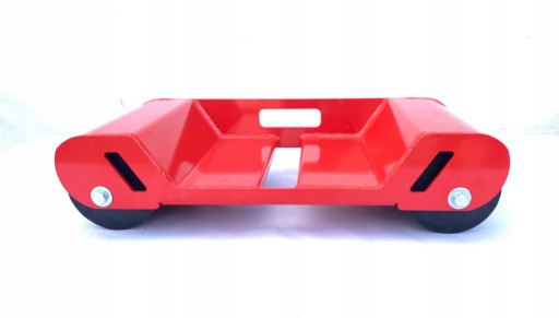 Візок ролик під обрив колеса 2200kg 1W 4 червоний