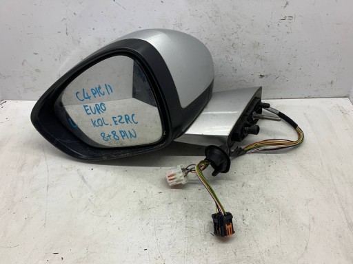 mirror exterior left 8+8 PIN CITROEN C4 PICASSO II (13-18) colour EZRC