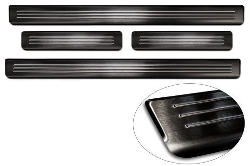 Накладки на пороги Ford Mustang Mach-e