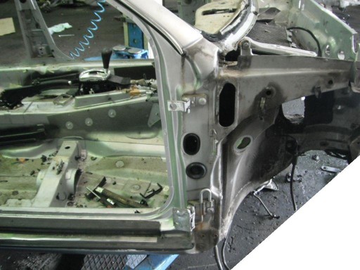 8V0805662 - AUDI A6 C5 97-04 передня права стійка + поріг