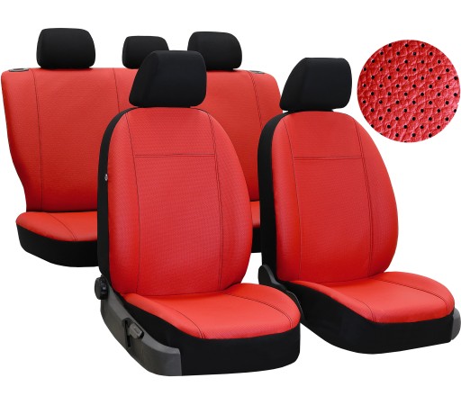 КОМПЛЕКТ АВТОЧЕХЛОВ ИЗ ПЕРФОРИРОВАННОЙ КОЖИ ИЗМЕРИМЫЙ для AUDI A1 3d